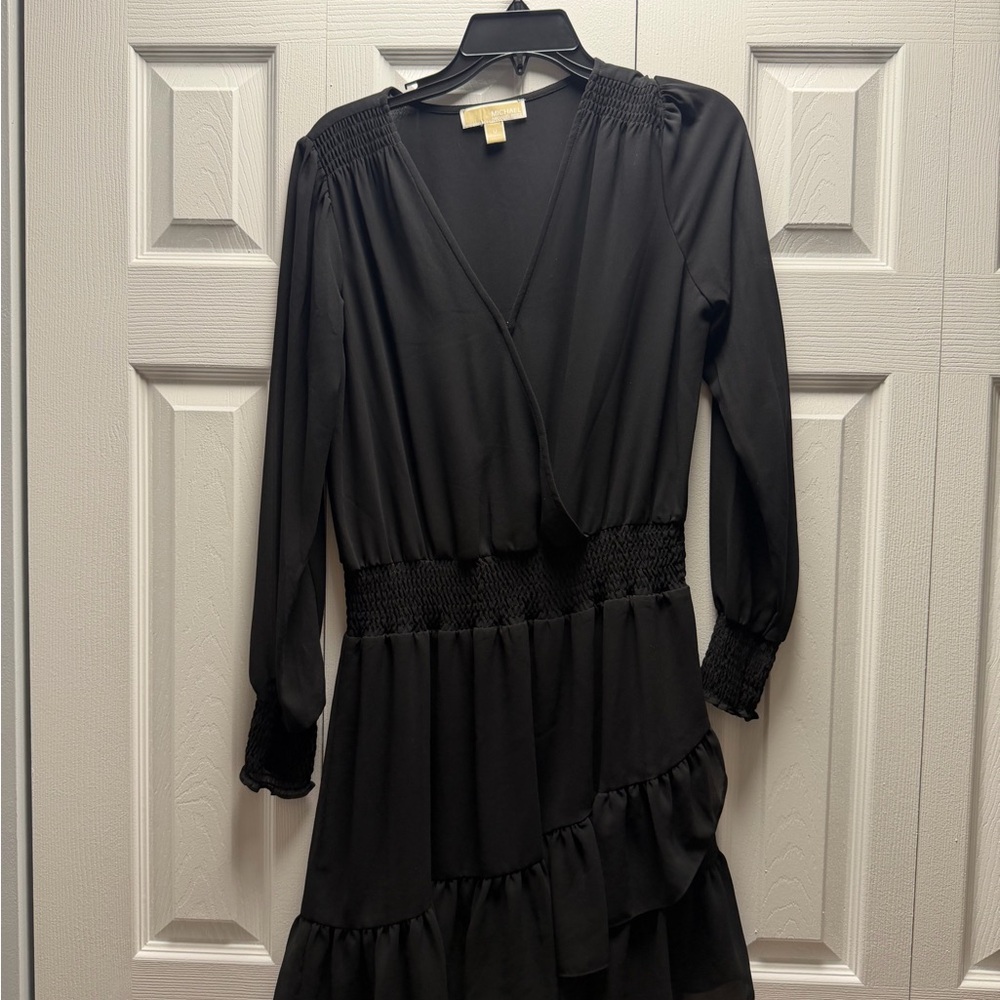 Michael Kors Black Long Sleeve Dress